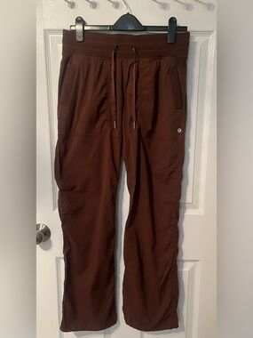 lululemon athletica Brown Track Pants with Drawstring